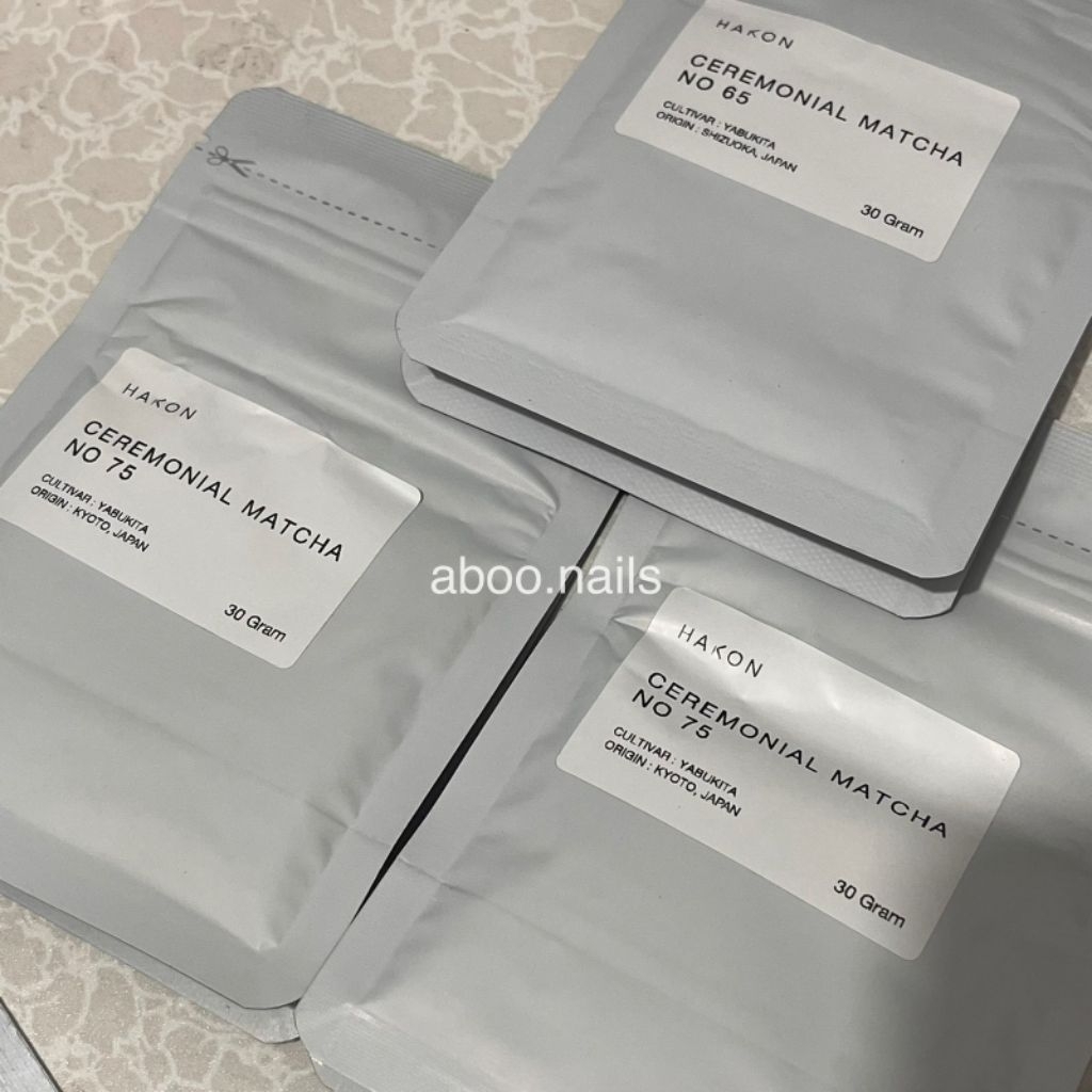 

Hakon Ceremonial Matcha No. 75 & 65 Pouch 30gr READY STOCK