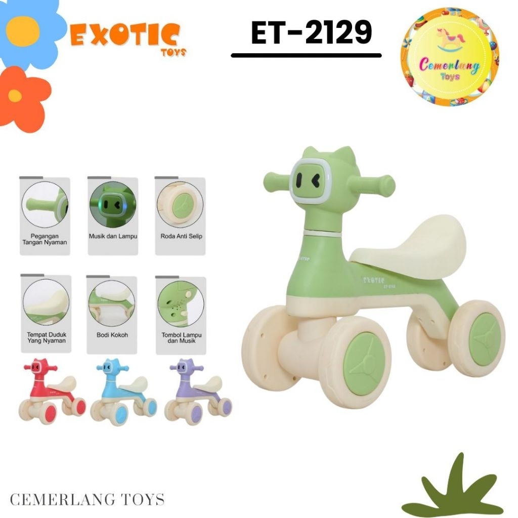 BALANCE BIKE EXOTIC ET-2129 KARAKTER KUCING