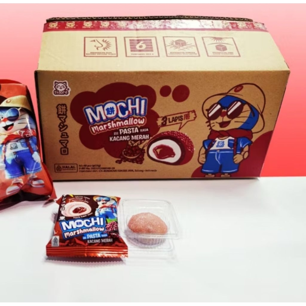 

Mochi marshmallow sidore rasa taro kacang tanah pack