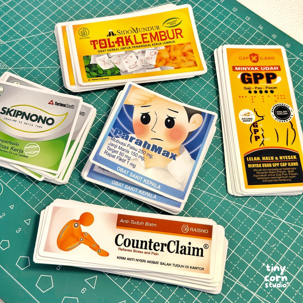 

Sticker Pack Apotek Waras by Tinycorn Studio | Sticker Plesetan, Work Reminder, Budak Korporat