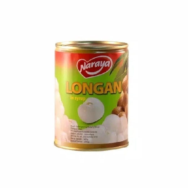 

NARAYA LONGAN IN SYRUP CANNED 565GR BUAH LENGKENG KALENGAN DALAM SIRUP