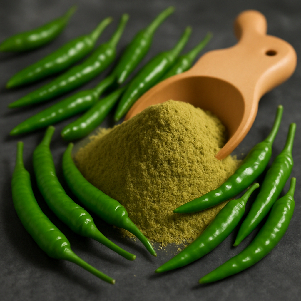 

Bumbu Tabur Serbaguna Murah Halal Rasa Cabe Hijau halus level 10 1000 gr / 1 kg