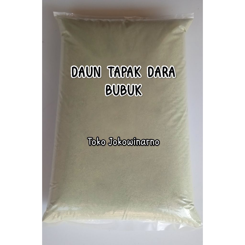

DAUN TAPAK DARA / TAPAK DORO BUBUK Isi 500 Gram - Murni Tanpa Campuran
