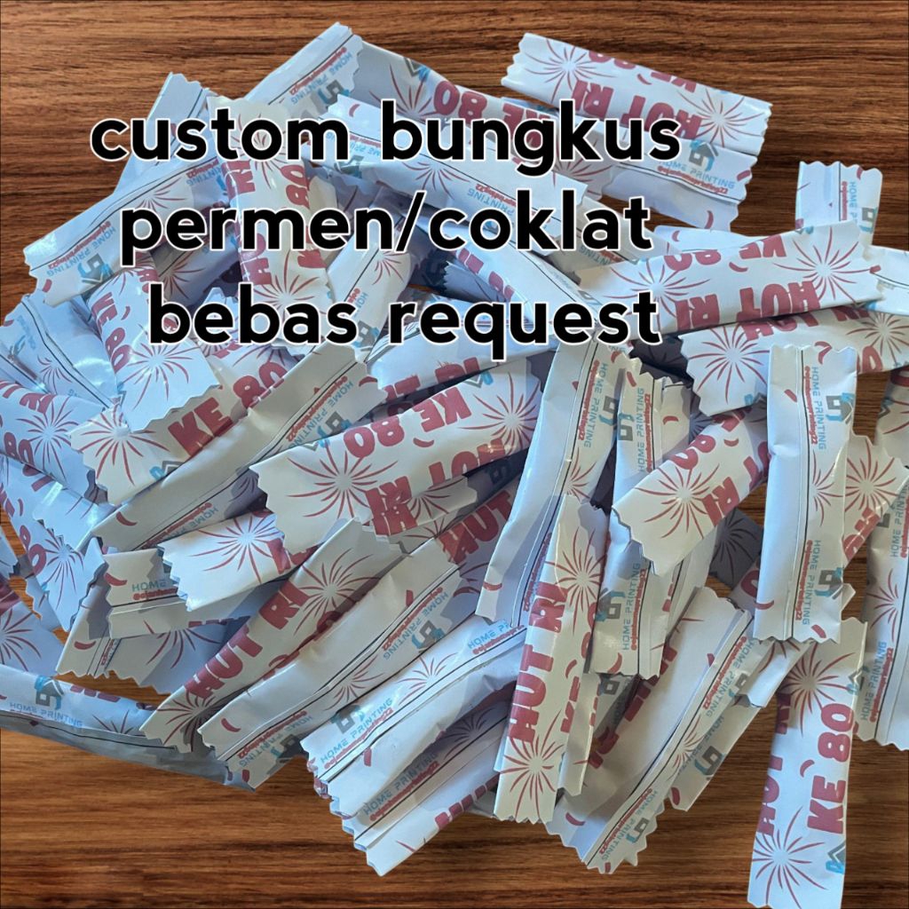 

bukus coklat/permen custom bebas request