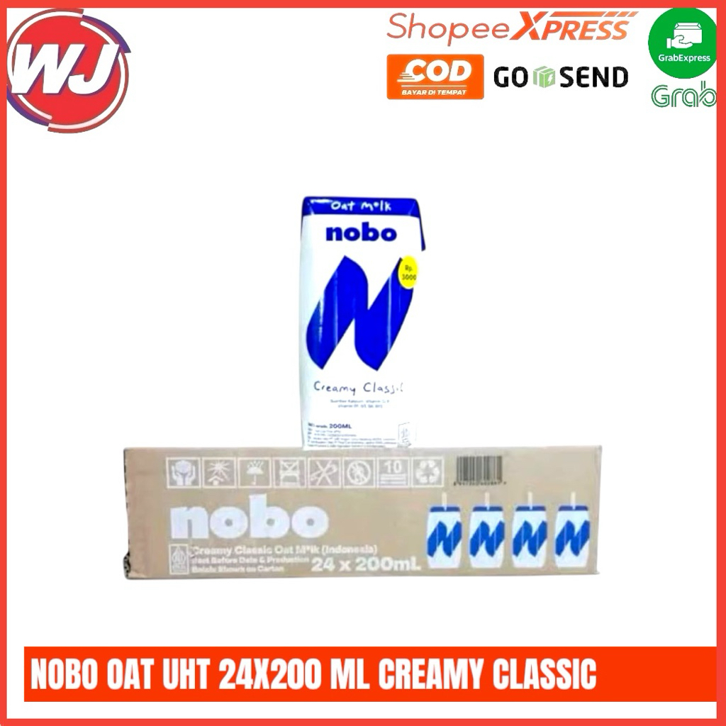 

NOBO OAT UHT 24X200ML CREAMY CLASSIC