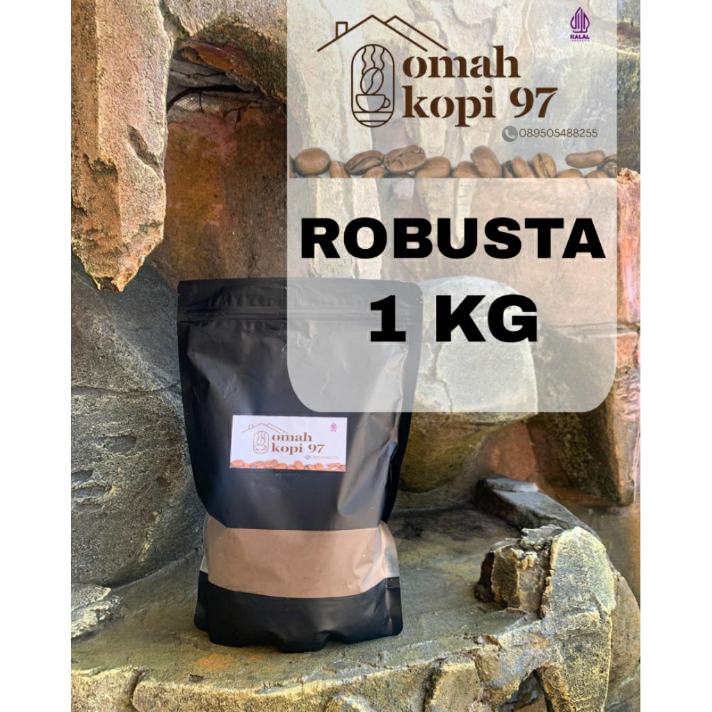 

Bubuk Kopi Robusta 1Kg Rasa Mantab nendang