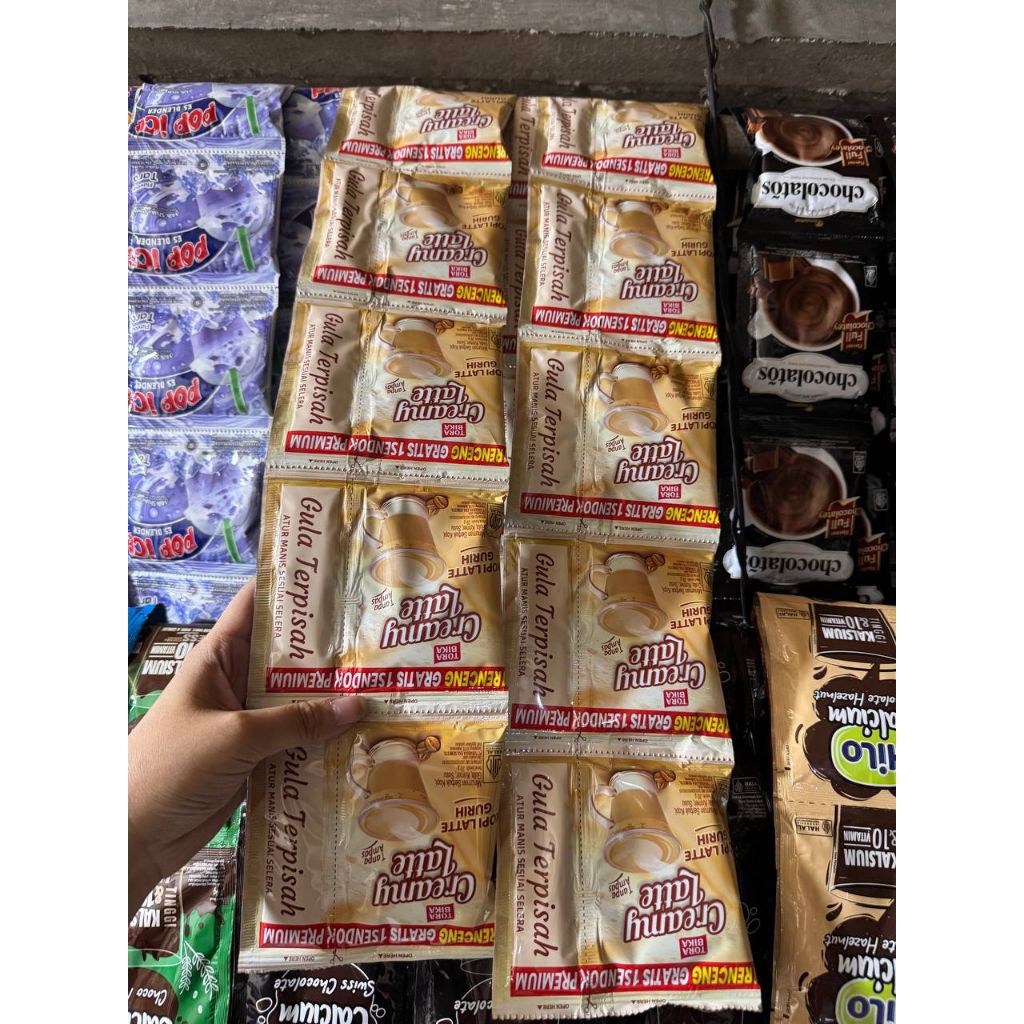 

Kopi Torabika Creamy Latte Renceng 25g x 10 Sachet