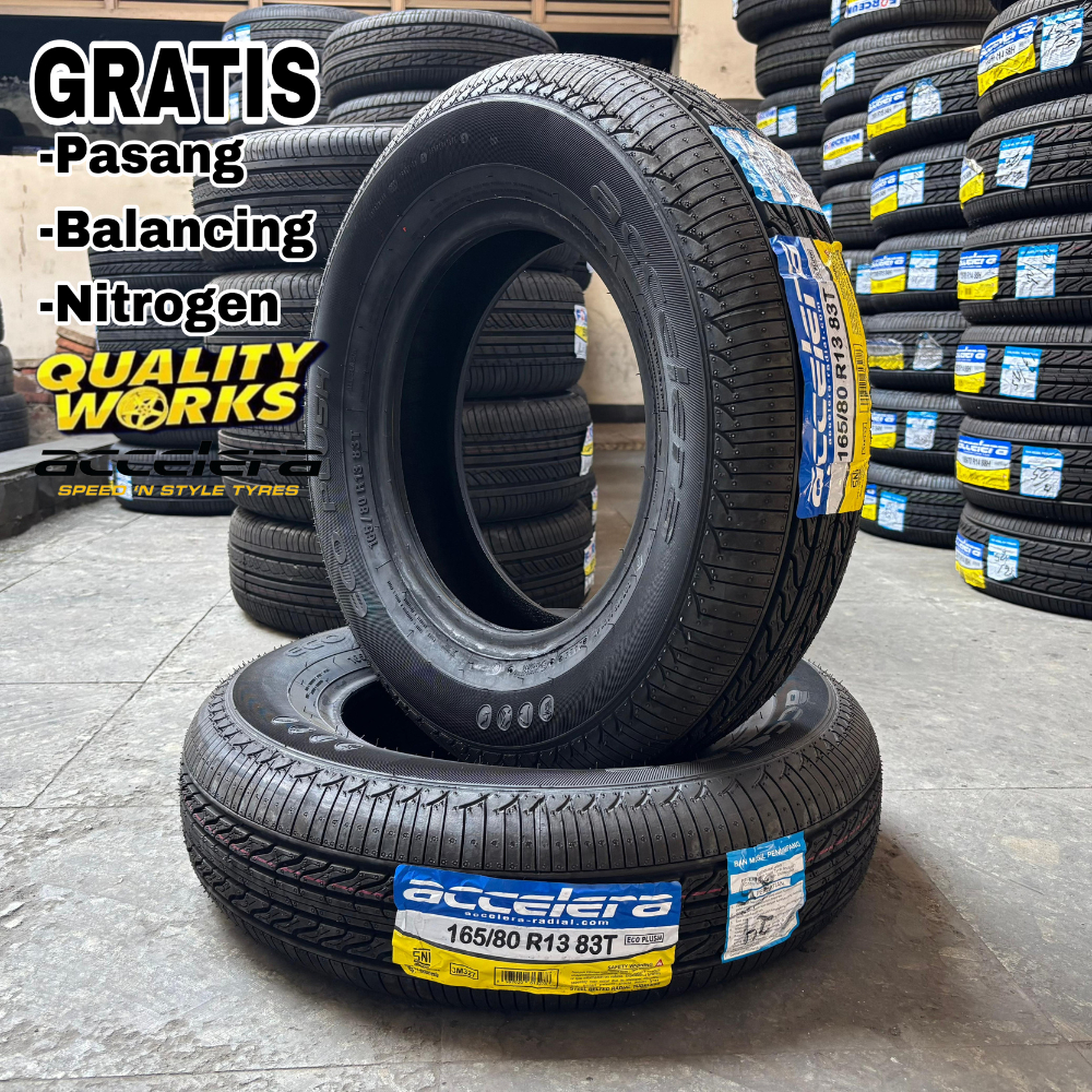 BAN ACCELERA ECOPLUSH 165 80 R13 BAN MOBIL RING 13 MURAH 165/80 R13