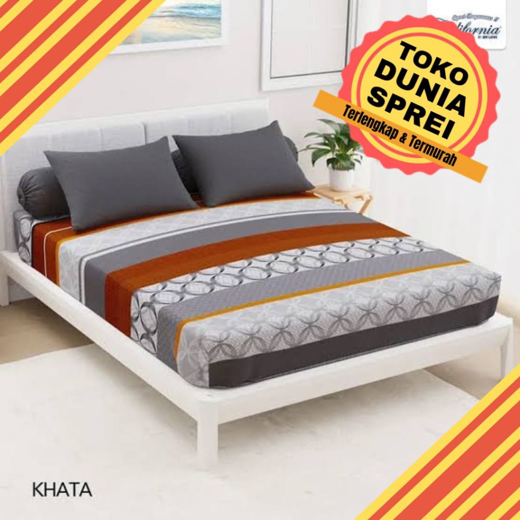 Sprei California 180x200 motif Khata