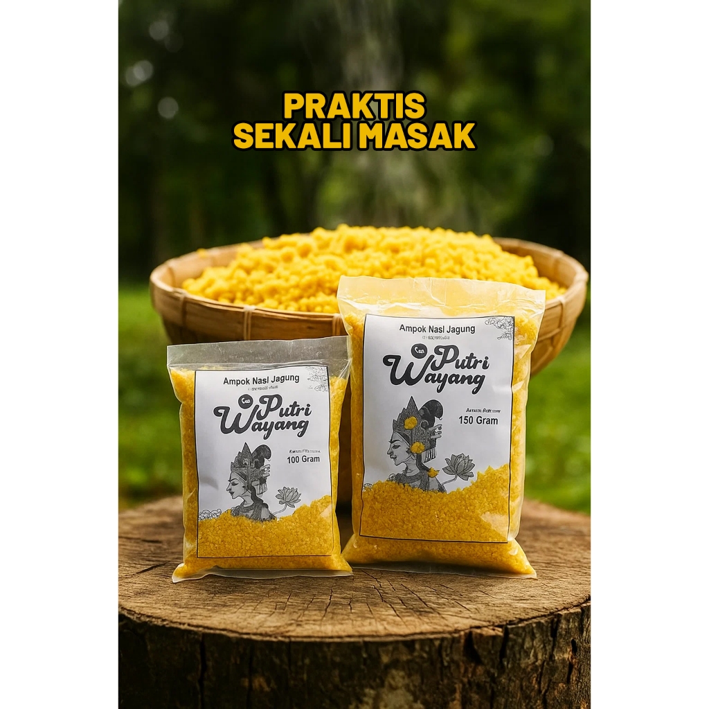 

Beras Jagung Sekali Masak - Ampok Instant
