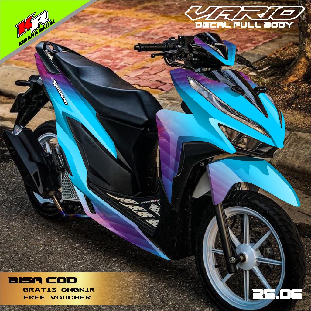 COD Decal Sticker Vario 150 New Full Body  Decal Stiker Vario 125 gen1 Full Body - Stiker Variasi Va