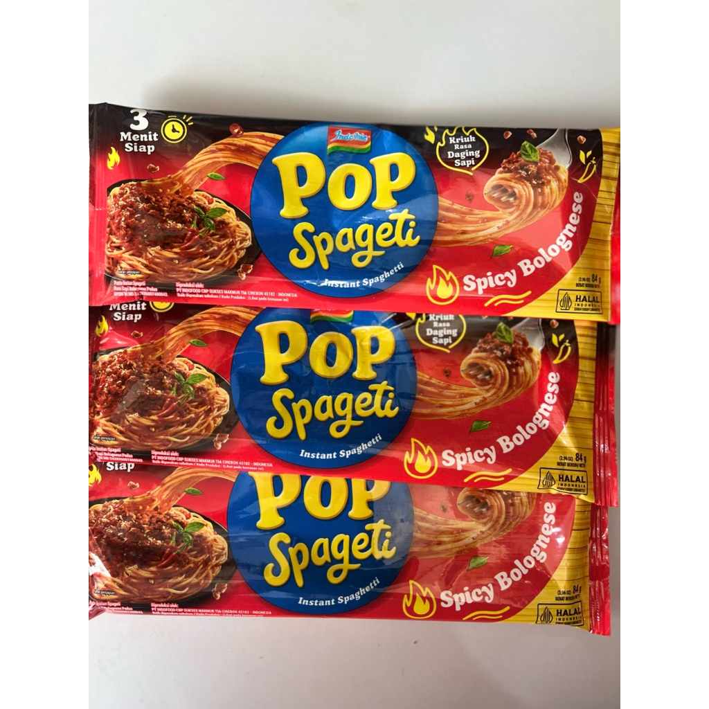 

Indomie pop spageti 3pcs