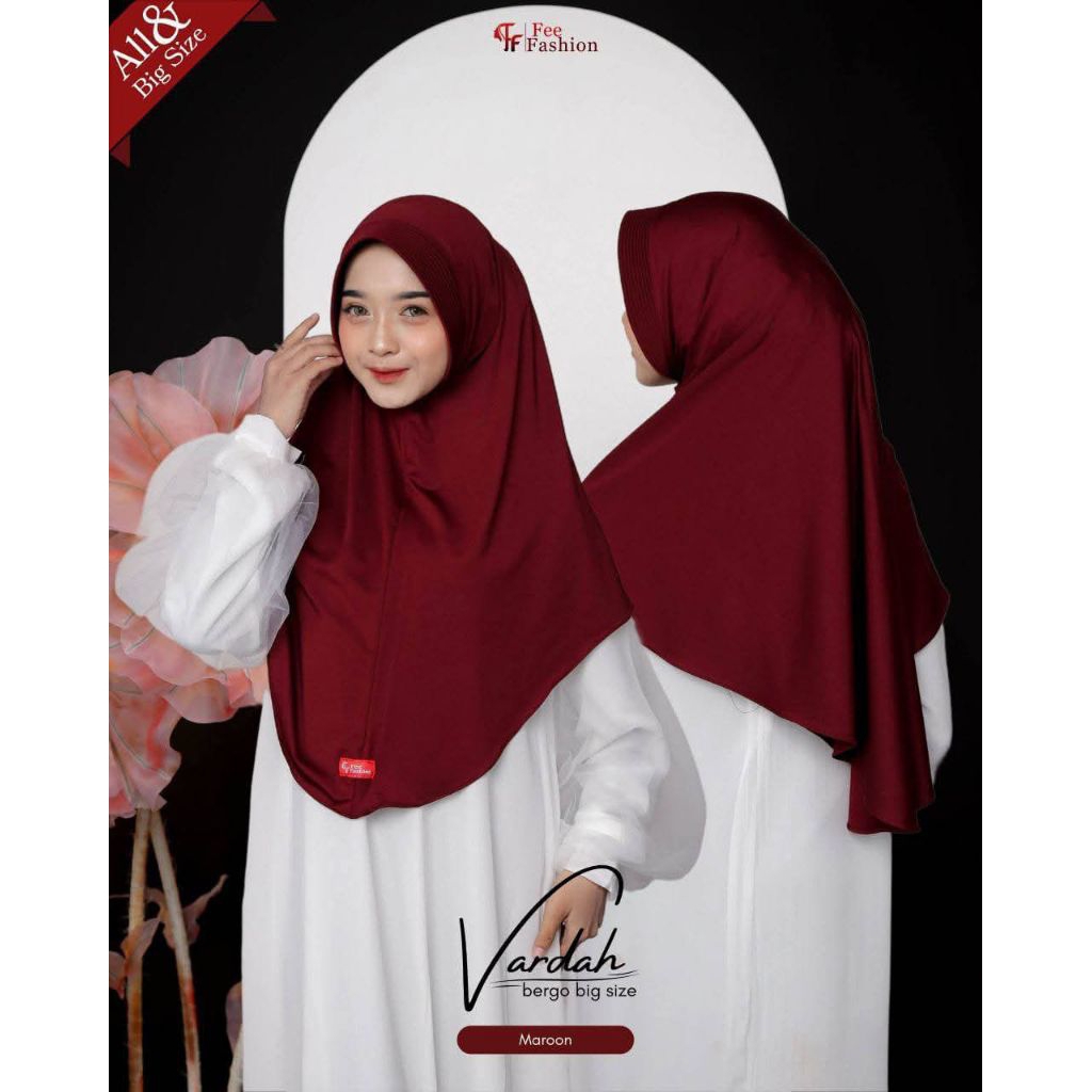 Vardah Bergo XL by Fee Fashion//Hijab Bergo