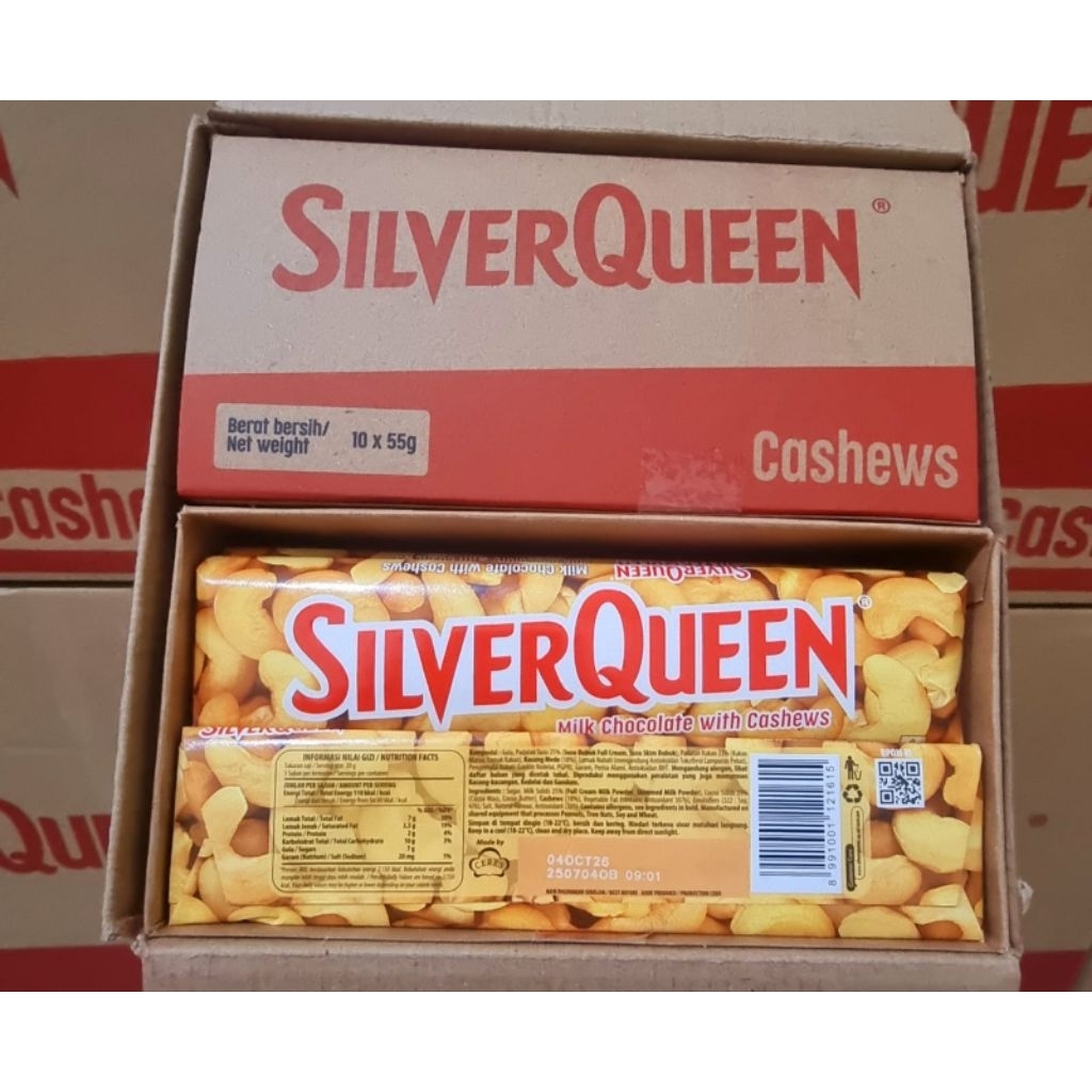 

silverqueen 55gr Mede isi 10pcs