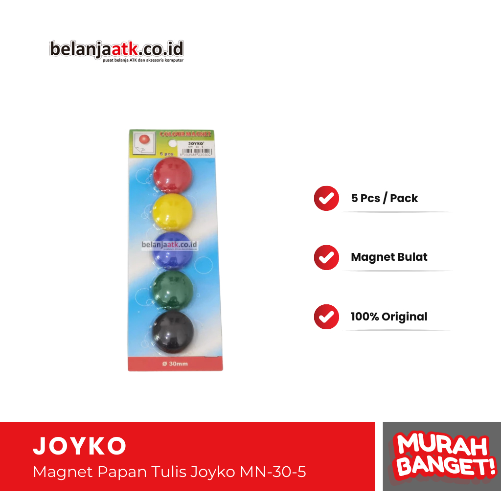 

Magnet Papan Tulis Joyko MN-30-5