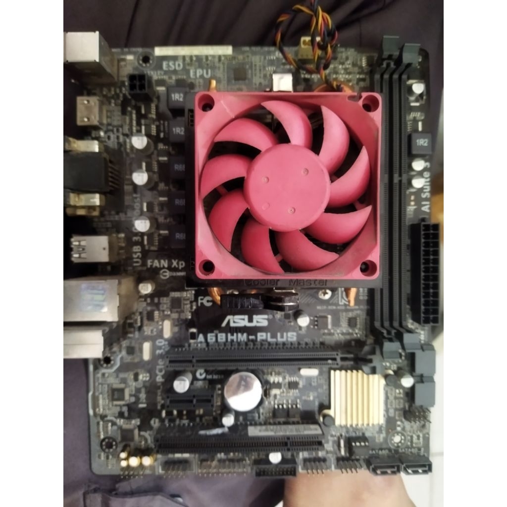 MOTHERBOARD ASUS A68HM FM2+PROC AMD ATHLON X4 860K