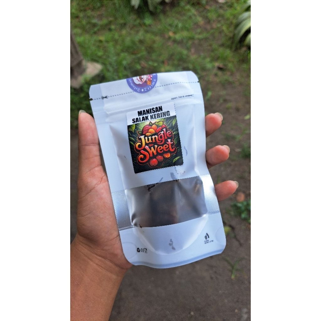 

jungle sweet manisan salak kering - buah salak kering - dried fruit - dried salak - dried snake fruit - jajanan sehat - healthy snack