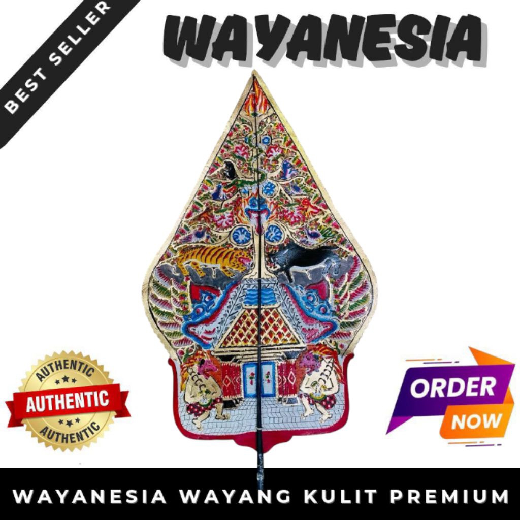 Wayang Kulit Gunungan / Kayon Jumbo 80 cm