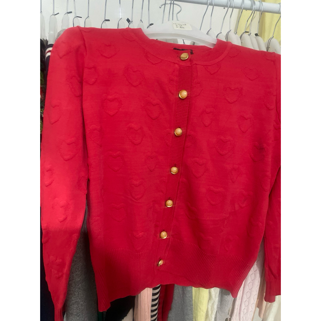Cardigan Merah