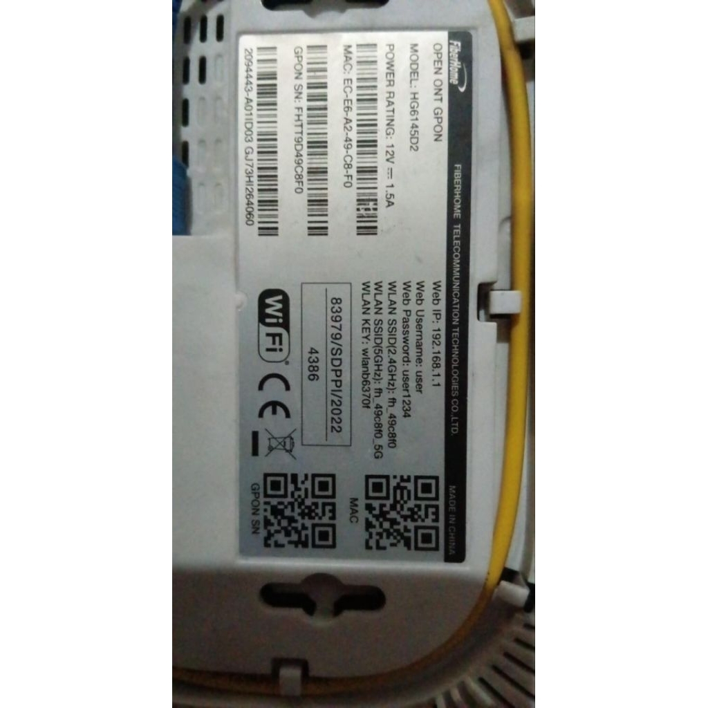 Router Wifi Bekas Indihome