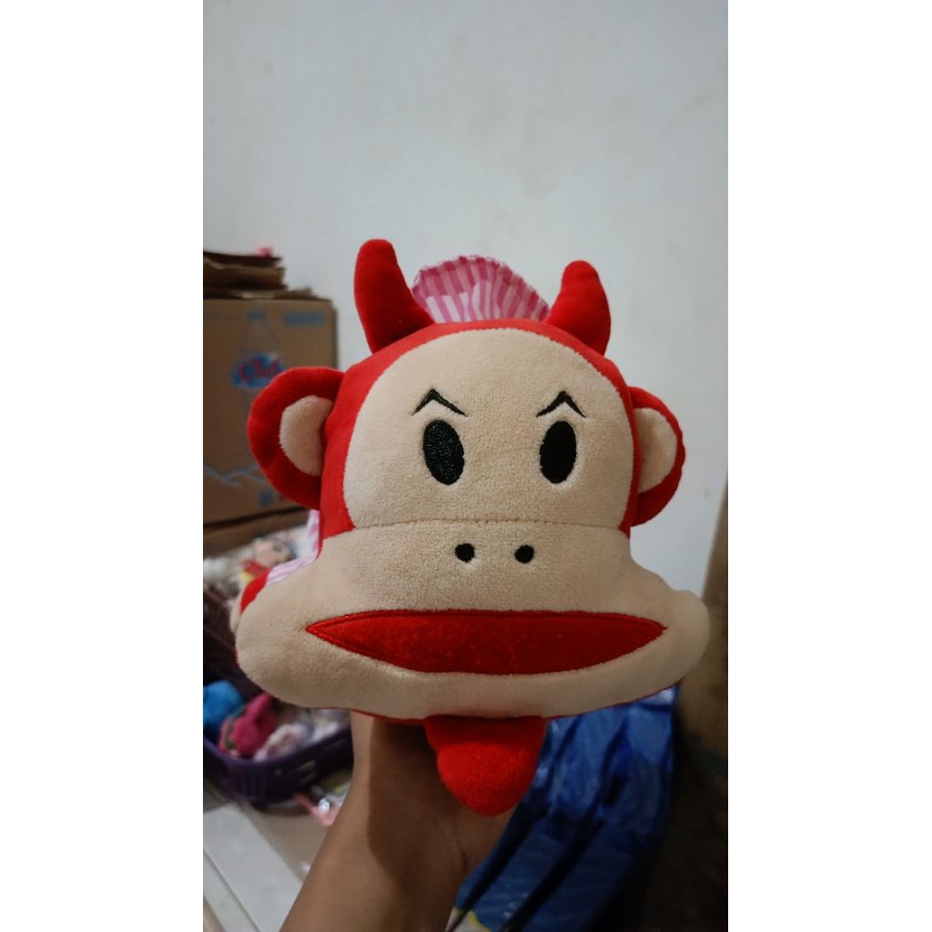 Boneka paul frank squisy satu set sama baju tidur