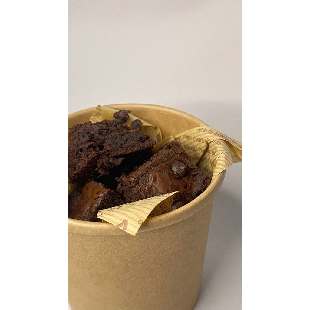 

Brownies Bites Chocolate Fudgy Shing Crust 12oz