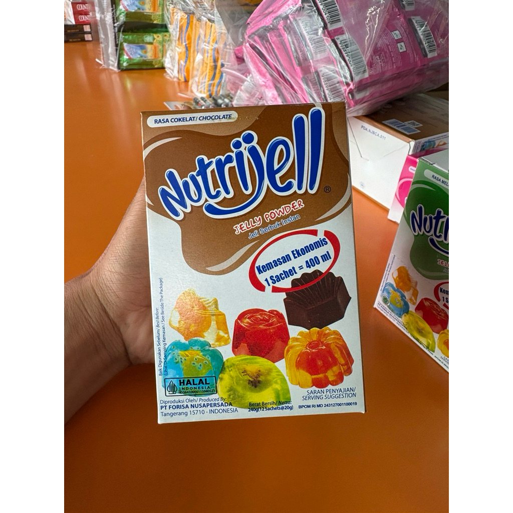 

NUTRIJELL NUTRIJEL COKLAT 20gram isi 12 PERBOX