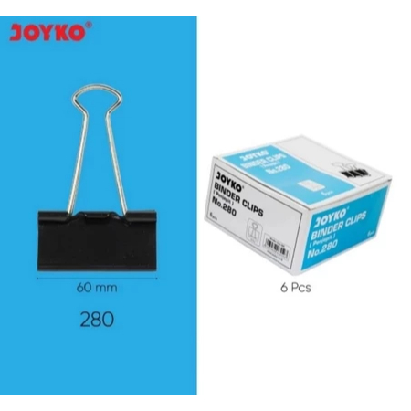 

BINDER CLIP 280 JOYKO (harga perpcs)