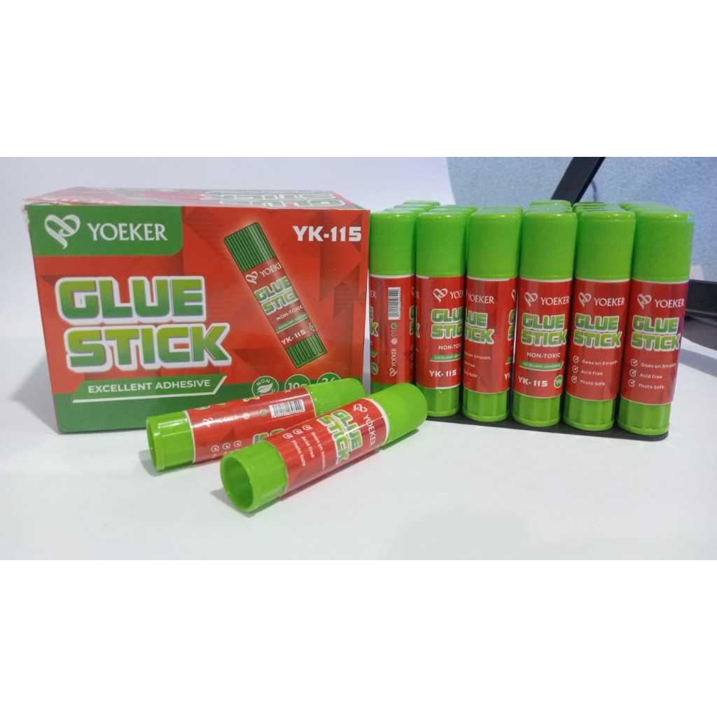

Glue Stick Yoeker YK 115 lem kertas kualitas bagus