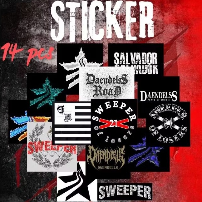 

Stiker Sweeper21 Daendles Road Salvador Premium Kertas Vynil Glosy Anti Air 14 Pcs Murah Dan josjis