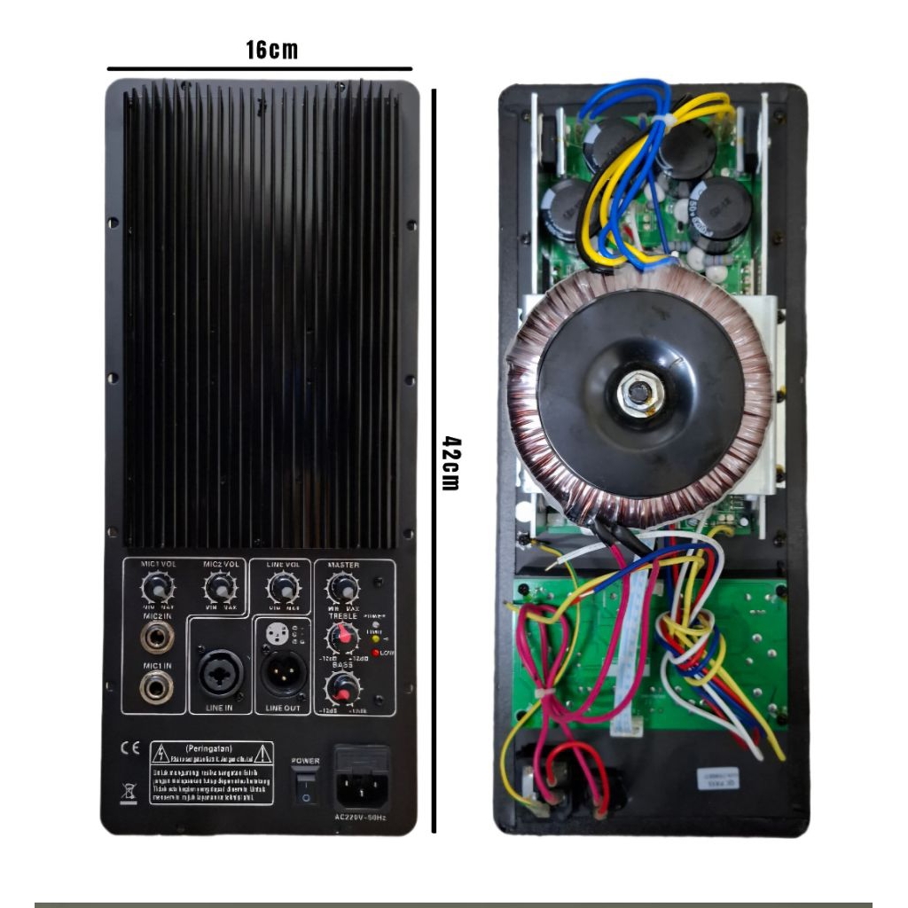 Power kit Mesin Speaker Aktif Model Huper Class H 1000 Watt Bisa Untuk 2/3 Way