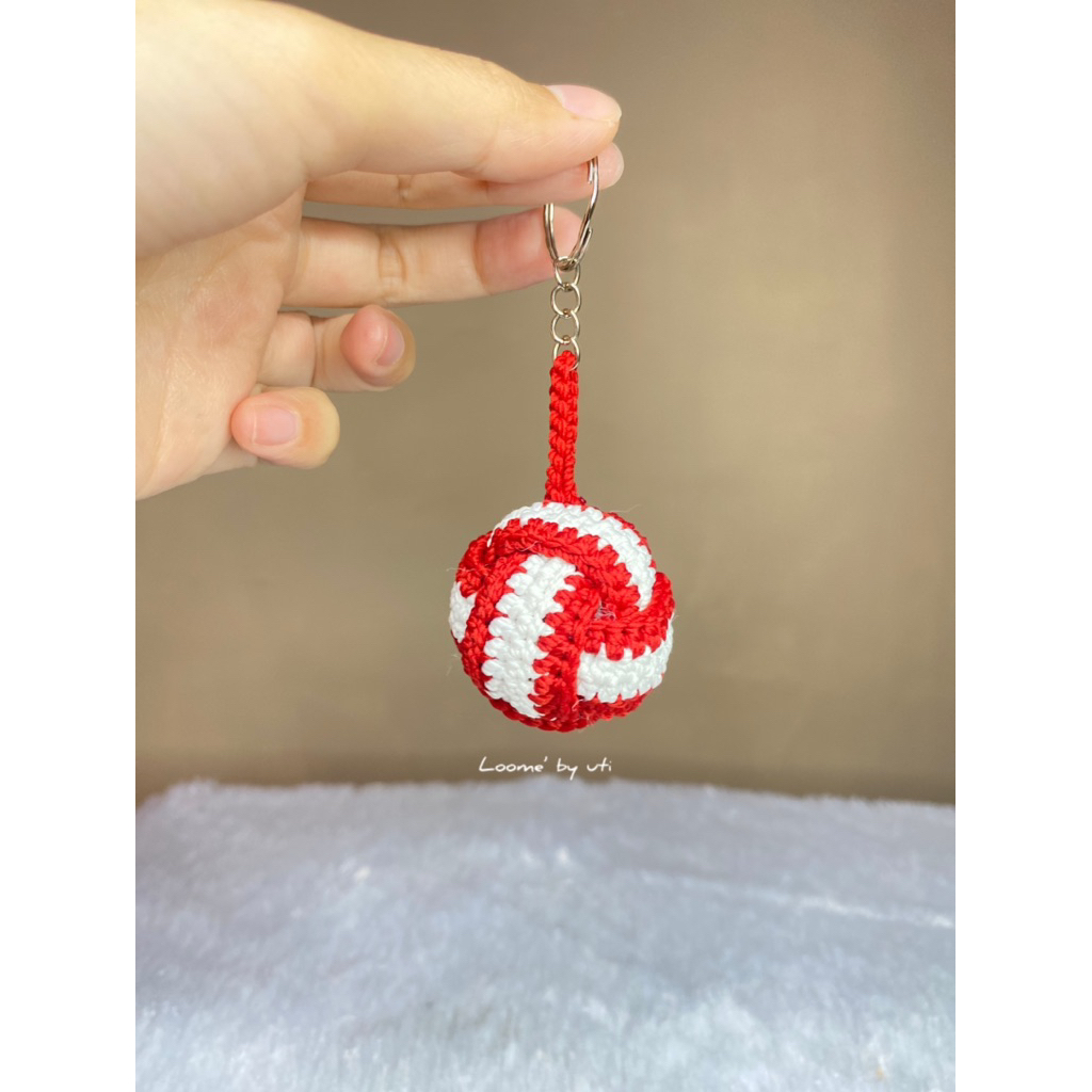 Gantungan Rajut bola / Ball Keychain
