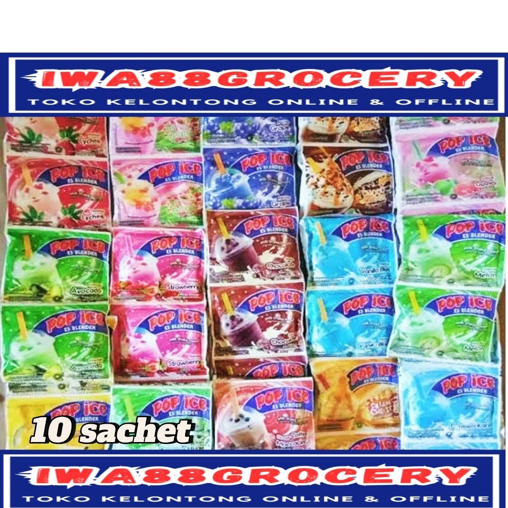 

POP ICE powder drink MINUMAN BLENDER 10sachet