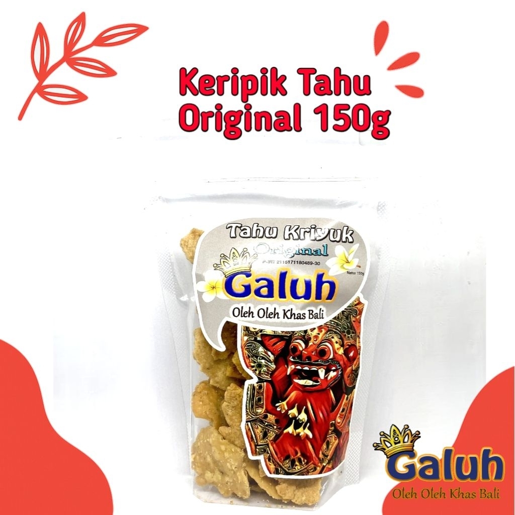 

Keripik Tahu Galuh 150g – Rasa Original, Oleh Oleh Khas Bali