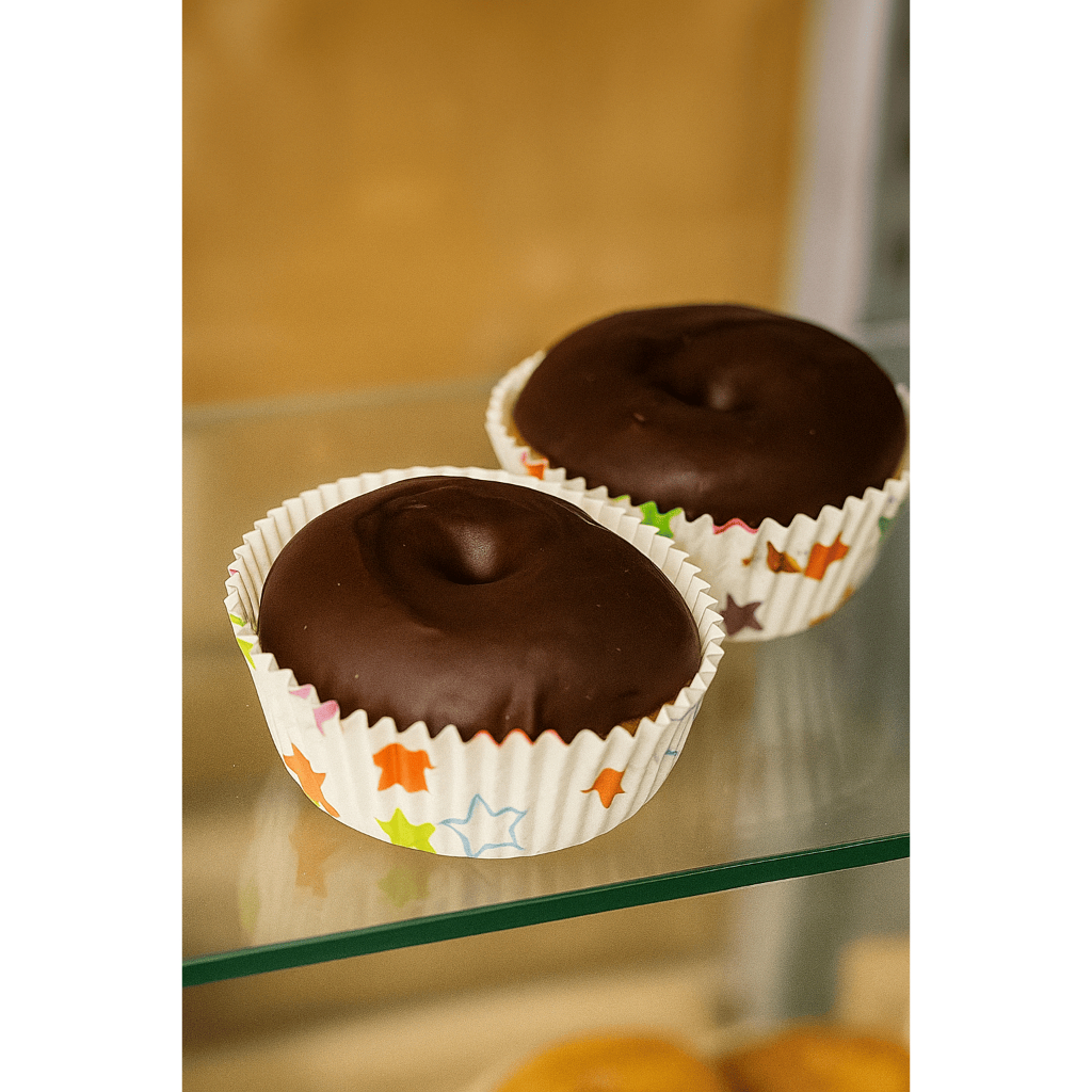 

Donut Labubu manis dan gurih vegetarian Labu kuning