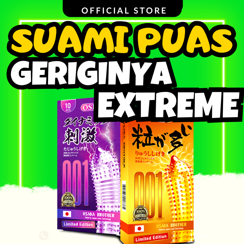 Kondom Gerigi Extreme 001 - Dotted Condom Osb Osaka Brother