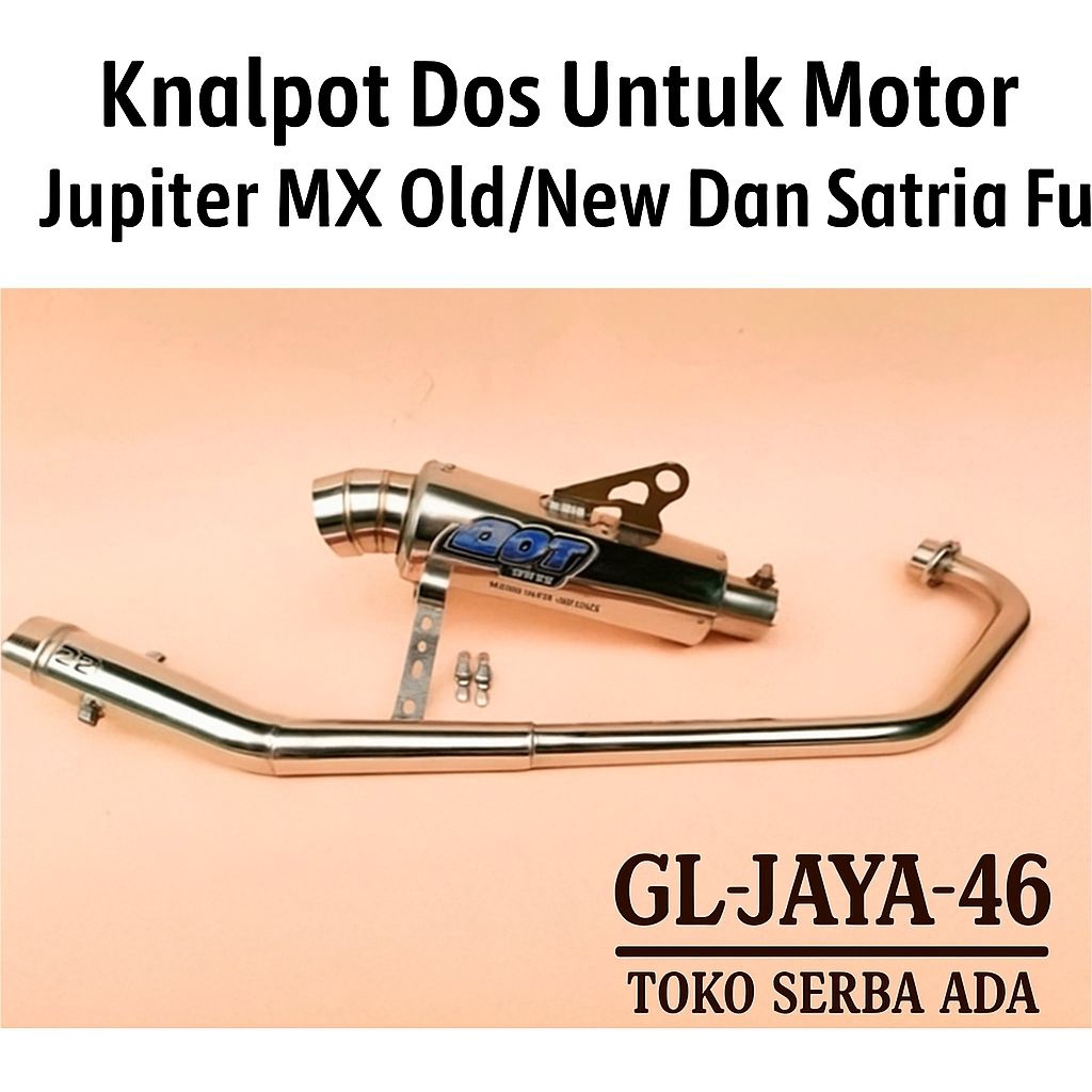 Knalpot Racing DOS Tipe Motor Satria Fu / Jupiter Mx