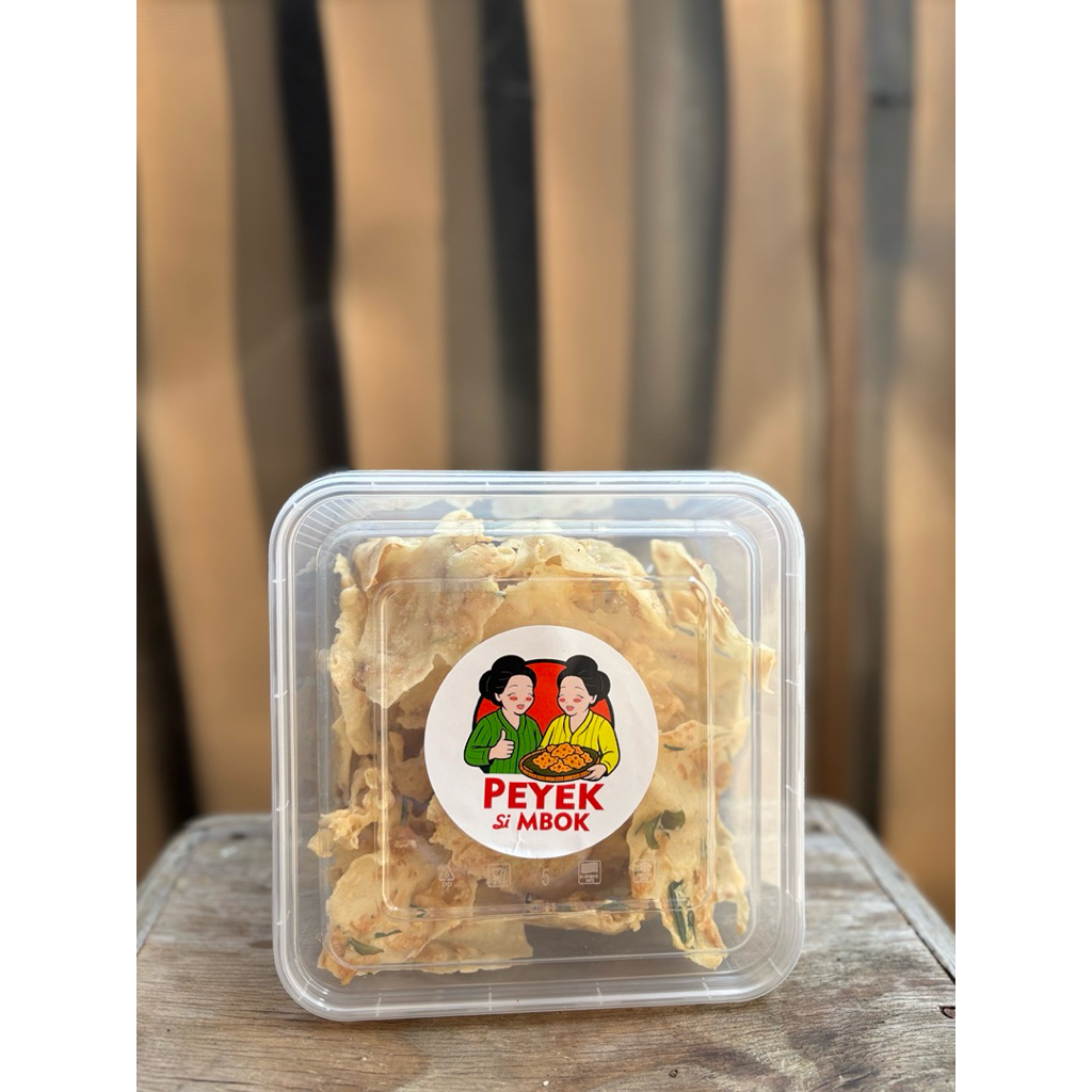 

Peyek Si Mbok // Peyek ikan uk.130gr rempeyek gurih