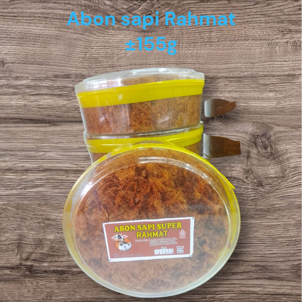 

Abon sapi rahmat 155gr