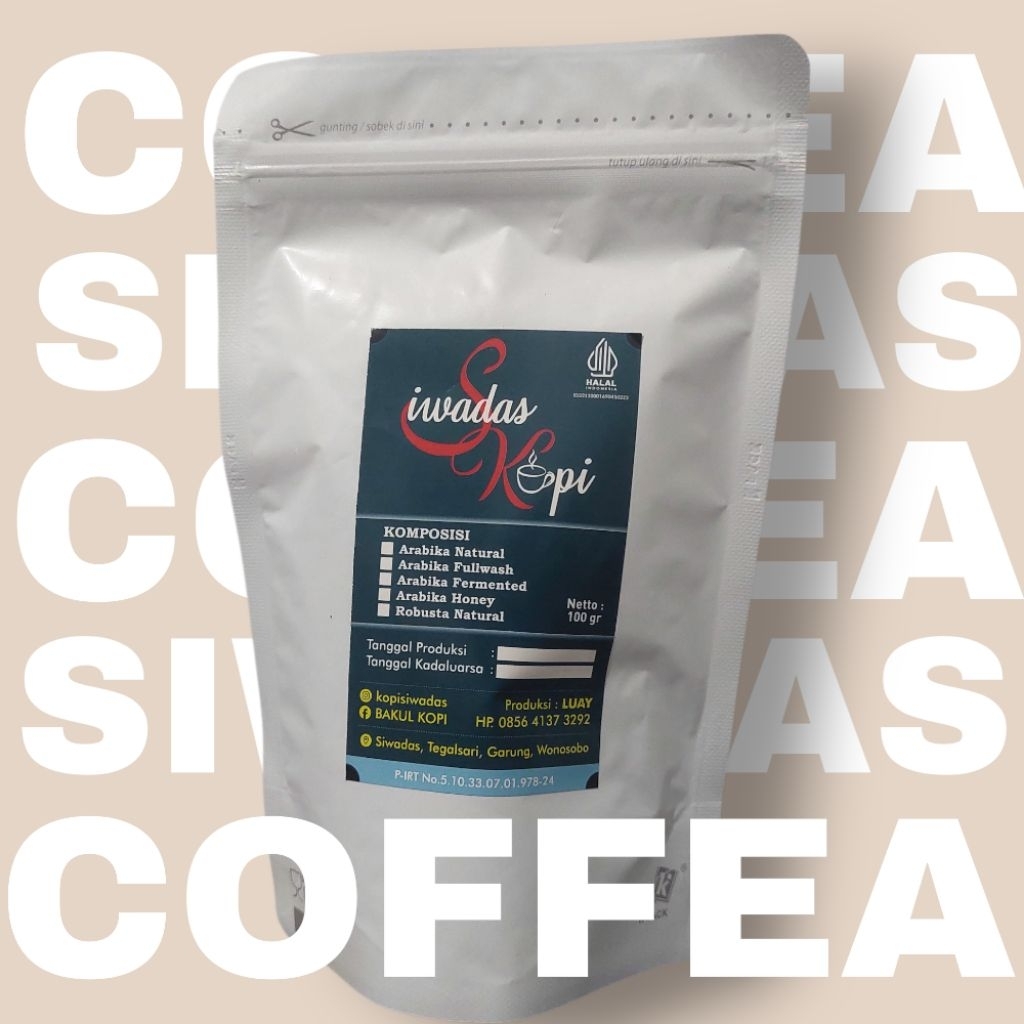 

Kopi Siwadas Arabika Fullwash 100% asli pegunungan