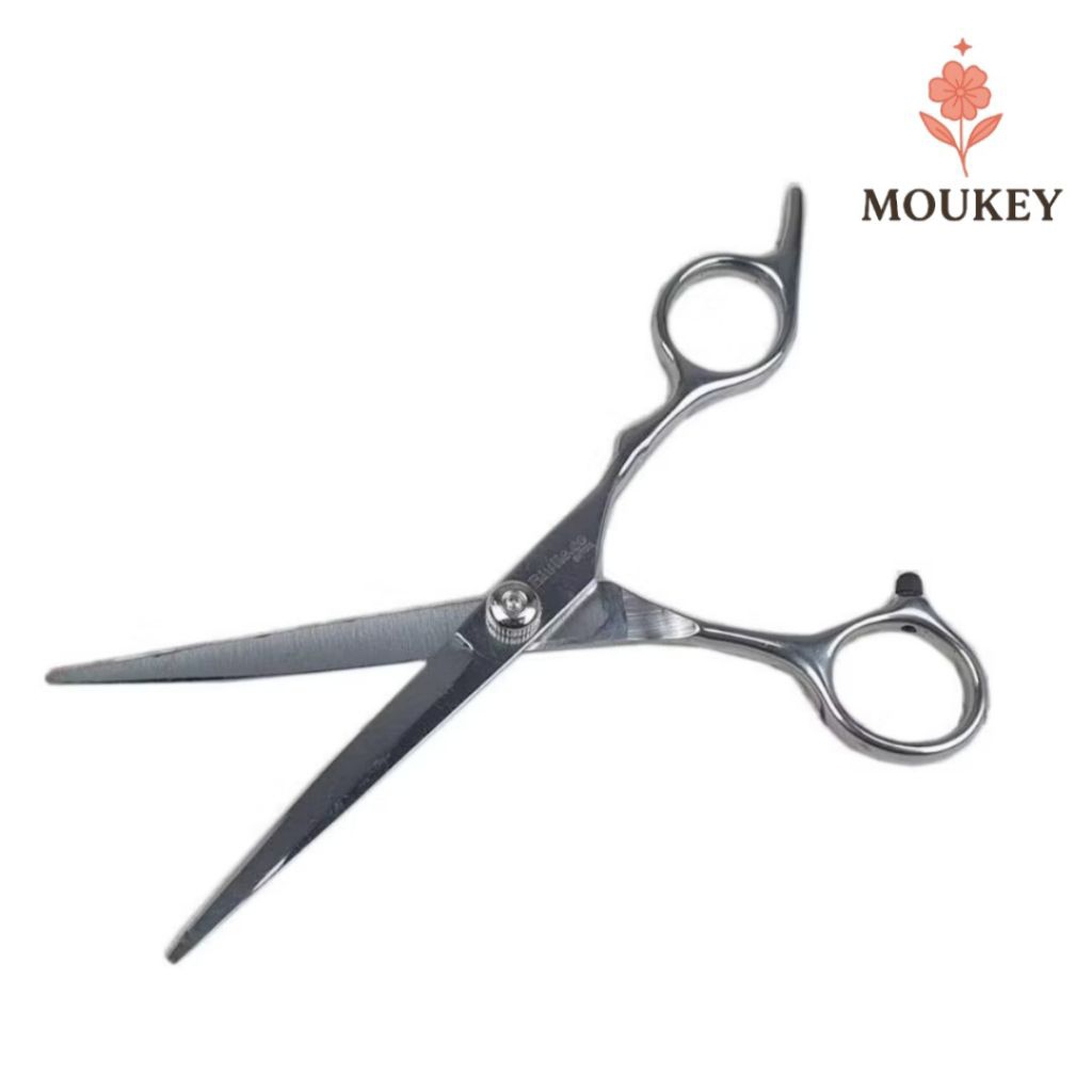 Moukey | Gunting Rambut Professional Stainless Steel | Gunting Rambut Sasak | Gunting Rambut Penipis