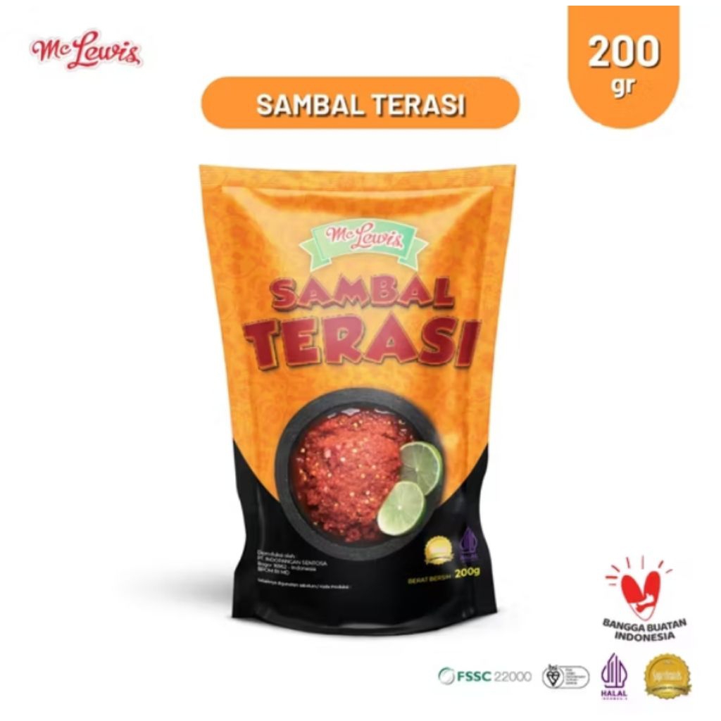 

McLewis Sambal Terasi 200 gr