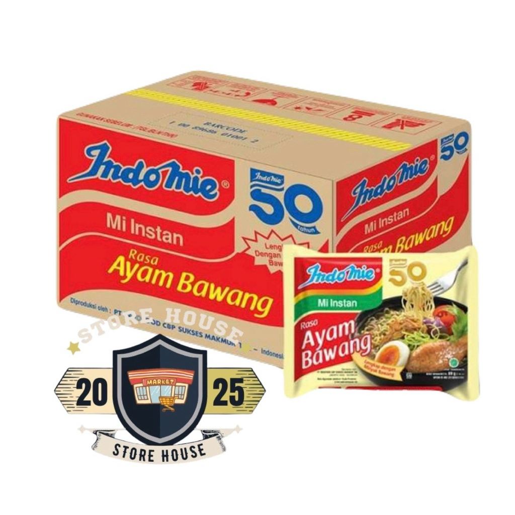 

Indomie Ayam Bawang Mie Instan 69 g [40 Pcs/ 1 Karton]