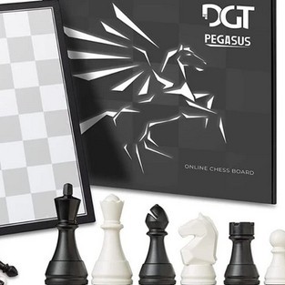 NEW ORIGINAL 100% DGT Pegasus Revolutionary Electronic Chess Computer Board Online Game