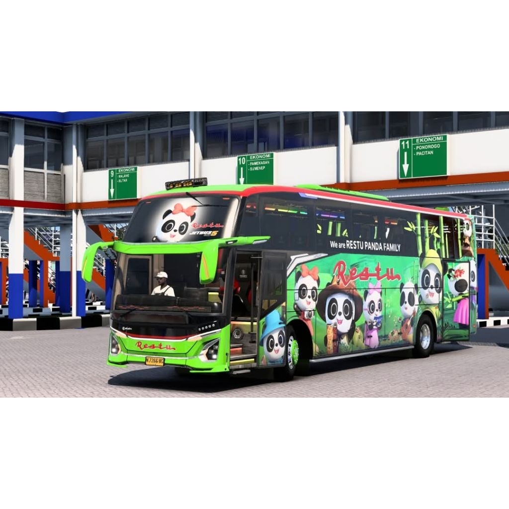 Paket Game ets2 Indonesia bus map nuansa  Indonesia full basuri