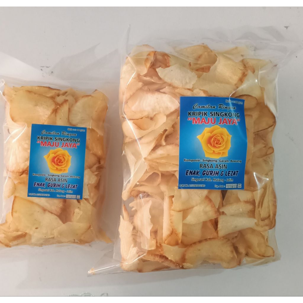 

Keripik singkong original asin renyah asli Malang