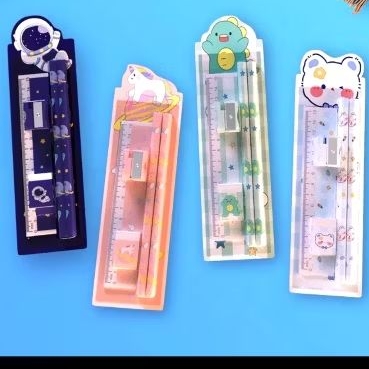 

Dino 5in1 Pensil Set Alat Tulis Anak Lucu Dan Penghapus Untuk Tempat Pensil lucu