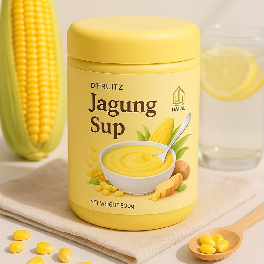 

FLOVERA_Sup Jagung/Bubuk Jagung 500g Dengan Pilihan Jagung Terbaik HALAL