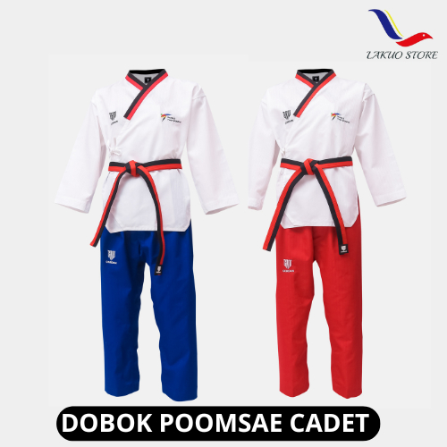 DOBOK POOMSAE GORDAN / SERAGAM TAEKWONDO POOMSAE / BAJU TAEKWONDO / DOBOK TAEKWONDO