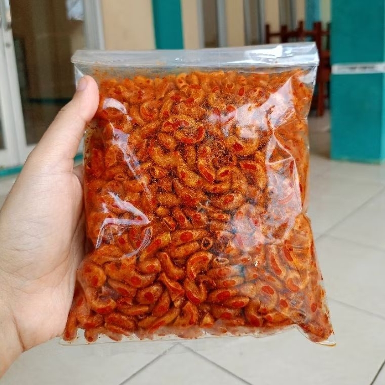 

250gr Makaroni Goreng/Cikruh Pedas Daun Jeruk Bumbu Medok